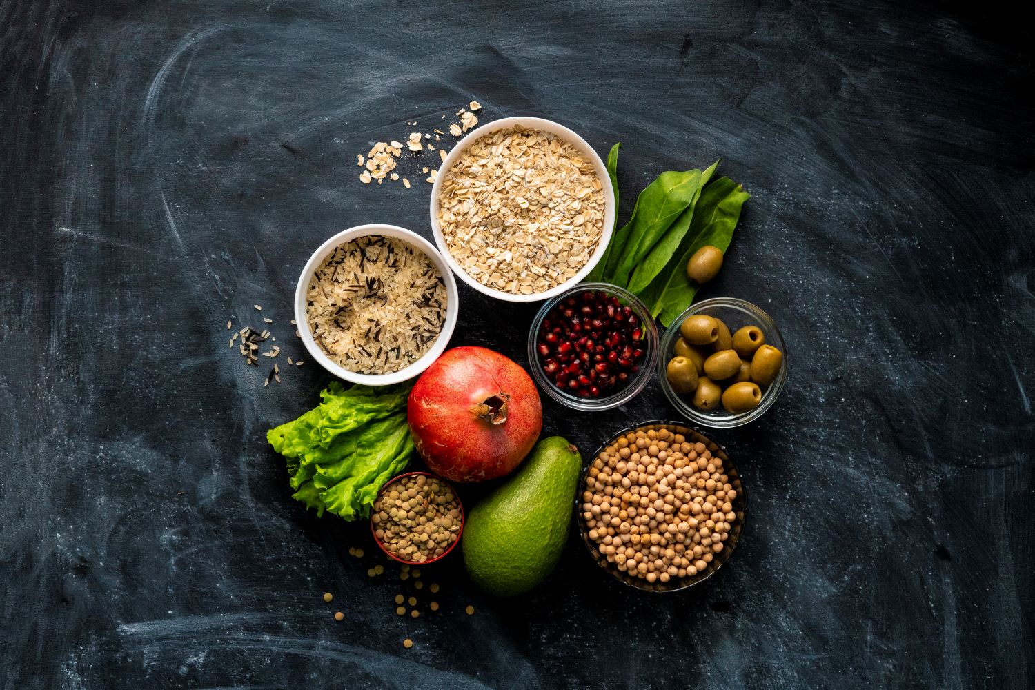 High-fiber foods
